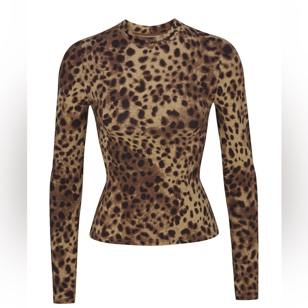 SKIMS x Dolce&Gabbana cotton jersey long sleeve t-shirt